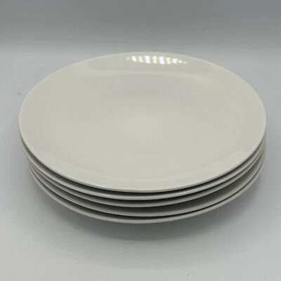 "Lote de 5 platos de almuerzo/cena Ikea blancos cupé 204 64 talla 9 5/8""" Foto 1 de 4