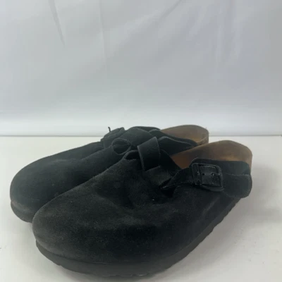 Birkenstock Boston 麂皮绒女式木底鞋 8 码 — 第 1/4 张图片