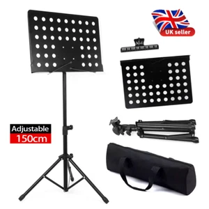 Heavy Duty Orchestral Music Stand Folding Adjustable Sheet Stand Tripod Base - Picture 1 of 14