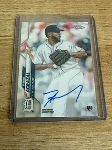 2020 Topps Chrome Dario Agrazal Rookie RC Auto Autograph #RA-DA Tigers - Picture 1 of 2