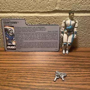 Gijoe Hasbro 1989 astronauta (cuenta regresiva) con tarjeta de archivo - Imagen 1 de 4