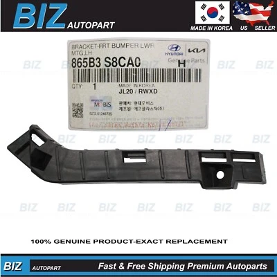 Genuine Front Bumper Lower Bracket LEFT for 2023-25 Hyundai Palisade 865B3-S8CA0 Foto 1 de 4
