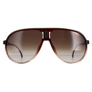 Carrera Sunglasses Champion 65/N 7W5/HA Burgundy Shade Brown Gradient - Picture 1 of 4