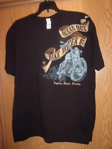 Ocean Deck Bike Week 07 Daytona Beach black L t shirt - Picture 1 of 1
