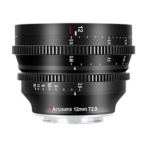 7Artisans 12mm T2.9 Super Wide Angle APS-C Cinema Lens for FX/E/RF/Z/M43/L mount