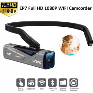 ORDRO EP7 4K 60FPS Camcorder Head-Mounted Video Camera FPV Vlog Camera M4N8 - Picture 1 of 12