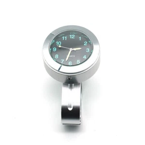 Motorcycle 7/8" - 1" Handleabar Mount Clock Cruiser Custom Chopper Bike Bobber - Picture 1 of 7