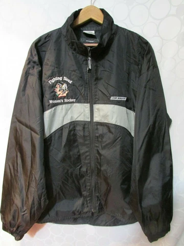 NORTH DAKOTA FIGHTING SIOUX INDIAN LOGO Women's Hockey Black Wind Breaker XL Cover