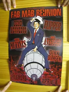 Dead Kennedys Affiche The Avengers Mutants Dirk Dirksen Avril 8 2006 Fillmore - Picture 1 of 1