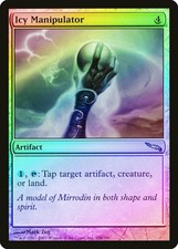 Icy Manipulator FOIL Mirrodin HEAVILY PLD Artifact Uncommon MAGIC CARD ABUGames