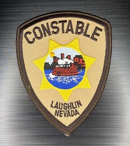 Vintage RARE Laughlin Nevada Constable Patch Badge Police Trooper Sheriff - Picture 1 of 2