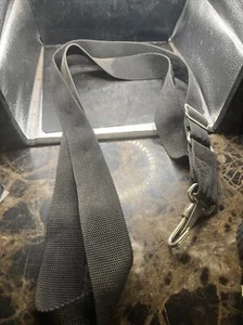 thick black adjustable strap With Clip. AD - Picture 1 of 7