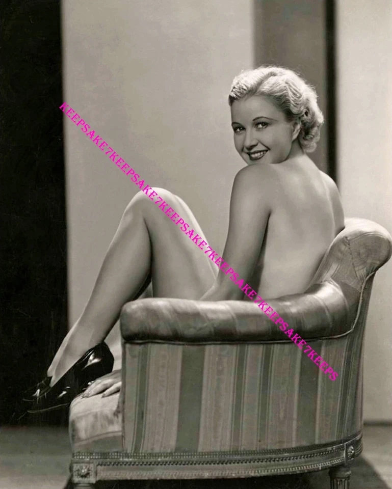 1930s-1940s ACTRESS CECILIA PARKER NUDE IN HEELS LEGGY 8X10 PHOTO A-CPAR2 - Image 1 of 1
