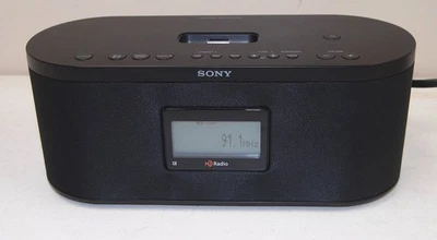 Nice!! Works!! Vtg SONY #XDR-S10HDiP AM/FM HD RADIO with IPOD DOCK (NO REMOTE!!) - Image 1 of 4
