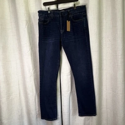 NEW! Kenneth Cole New York Men's Stretch Denim Tapered Fit Jeans Size 36x32 - Image 1 of 4