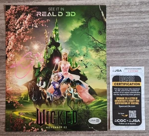 Cynthia Erivo Signed WICKED Elphaba 8x10 Photo Actress Singer LEGEND JSA - Picture 1 of 3