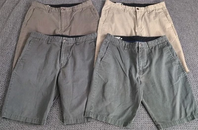 Lots of 4 Mens Size 34 Volcom Corpo Class Chino Shorts - Image 1 of 4