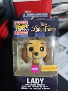 Pocket Pop Keychain Funko Disney's Lady And The Tramp Flocked Lady - Picture 1 of 1