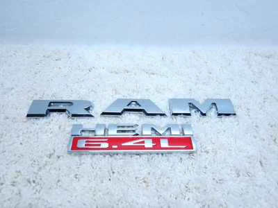 2019-2023 DODGE RAM 2500 - 4500 FRONT L/R FENDER EMBLEM / BADGE 68358555AA #3I-8 - Image 1 of 2