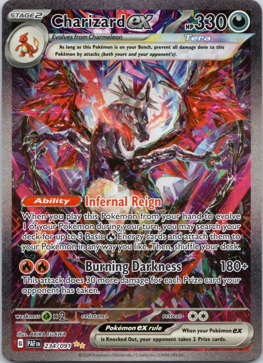 Charizard ex 234/091 SV: Paldean Fates for sale | eBay