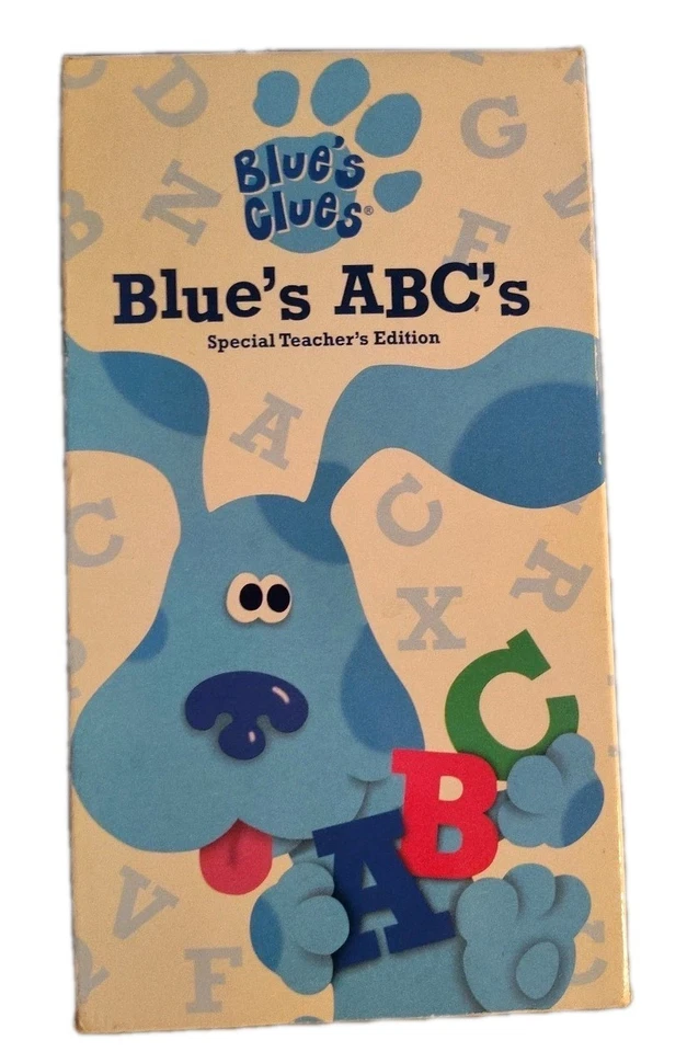 Nick Jr. BLUE’S ABC’s  Clues VHS Video Special Teacher’s Edition Tested/ Promo - Image 1 of 4