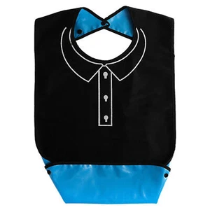 Adult Bibs For Eating Washable Reusable Clothing Protector Adjustable - Picture 1 of 11