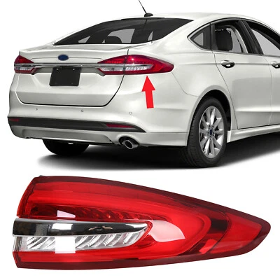 HECASA For 2017-2020 Ford Fusion Passenger Right Side Tail Lamp Light LED - Image 1 of 4