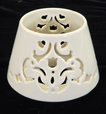 Decoración de pantalla de tarro de velas para interiores del hogar núcleo de cabaña recortes de cerámica Foto 1 de 4