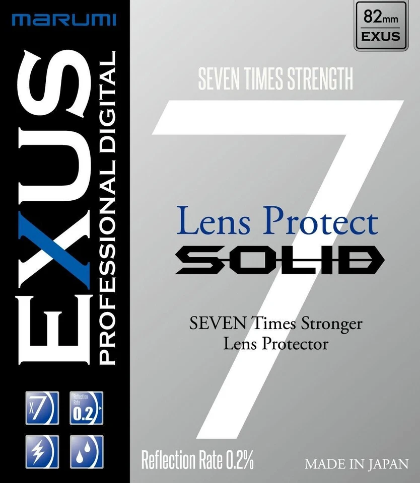 Marumi Exus Lens Protect Solid Filter Stronger With Sizes 37mm - 82mm - Image 1 of 4
