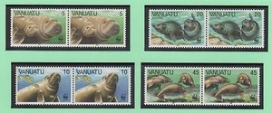VANUATU 8 timbres neufs 1988 série dugong /T353 - Imagen 1 de 1