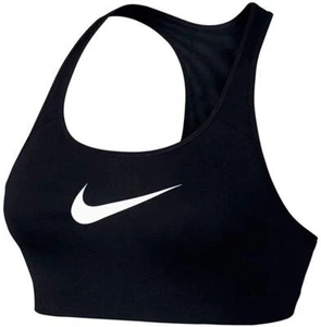 ♻️✅Nike womens Victory High Support Sports Bra X-Small Black/White - Picture 1 of 4