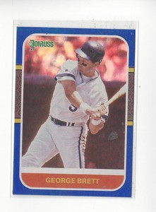 2021 Donruss Holo Blue #221 George Brett RETRO Royals
