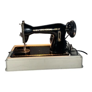Vintage Universal Sewing Machine Made in Japan Works - Picture 1 of 18