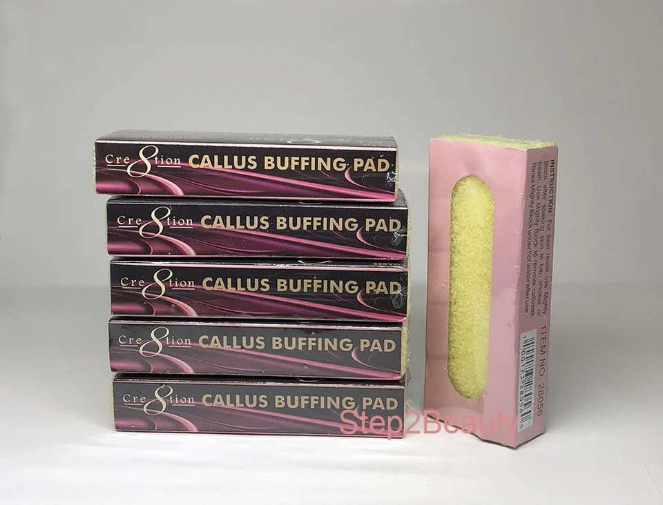 Cre8tion Callus Buffing pad Yellow Item #28056 (Pack of 6) - Image 1 of 1
