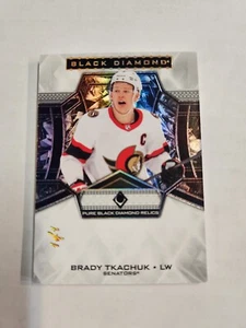 2024-25 Black Diamond Pure Black Diamond Relics Brady Tkachuk 1of1!!! - Picture 1 of 3