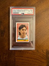 Panini 2007 Copa America Venezuela Sticker #200 Lionel Messi MINT PSA 6