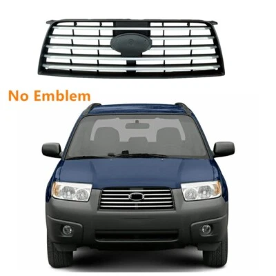 Fit For Subaru Forester 2006-2008 Front Bumper Center Upper Grille Cover Grill Foto 1 de 3