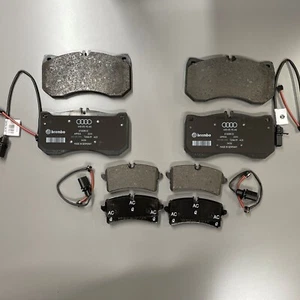 OEM AUDI RS7 CARBON-CERAMIC BRAKE PADS AND BRAKE PAD WEAR SENSORS - Picture 1 of 6