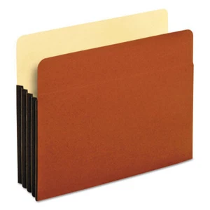 Pendaflex 63264 Letter 3.5 in. Expansion File Pocket - Redrope (10/Box) New - Picture 1 of 7