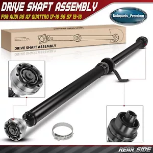 Rear Driveshaft Prop Shaft Assembly for Audi A6 A7 Quattro 2017-2018 S6 S7 13-18 - Picture 1 of 9