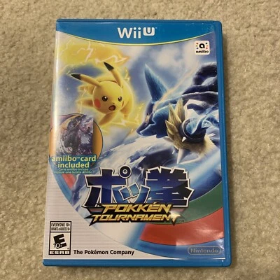 Wii U Pokken Tournament Video Game Pokemon Tekken Battle 2016 - Image 1 of 4