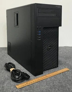 Dell Precision 3620 Desktop Xeon E3-1220 v5 16GB RAM 256GB NVMe w/Power Cord - Picture 1 of 10