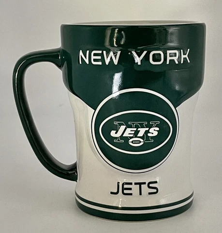 Russ New York Jets 5” Coffee Mug Officially Licensed NFL Please Read Description Cover