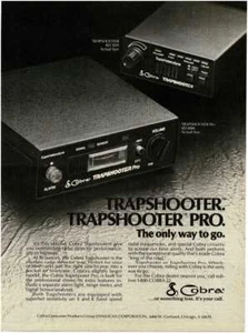 1984 COBRA Trapshooter Pro Radar Detector Scanner Monitor Vintage Print Ad - Picture 1 of 1