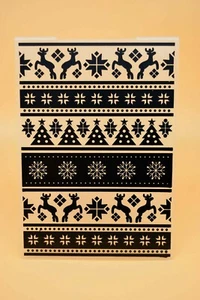 Embossing Folder, Christmas Jumper, Trees, Reindeer *UK Seller Fast Dispatch* 7Z - Picture 1 of 2