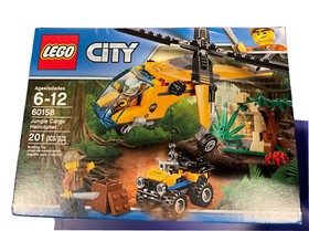 LEGO City Jungle Cargo Helicopter 60158 - NEW - 201pcs Factory Sealed