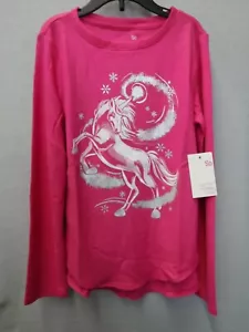 CAMICIA TUNICA TERMICA MORBIDA UNICORNO ROSA BRILLANTE MEDIA 8 SO MARCA NUOVA #20874 - Foto 1 di 2