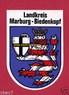 Aufkleber Landkreis Marburg Biedenkopf hessischer Lwe Deutscher Orden; gro XL