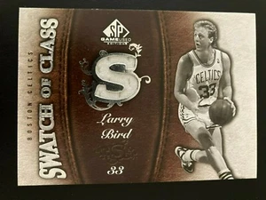  2007-08 SP Game Used Swatch of Class Jersey SC-LB Larry Bird - Bild 1 von 2