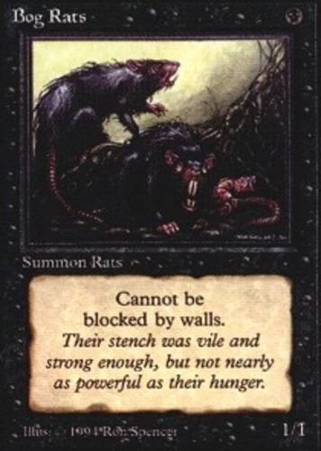 Bog Rats ~ Moderately Played The Dark MTG Magic UltimateMTG Black Card - Image 1 of 1